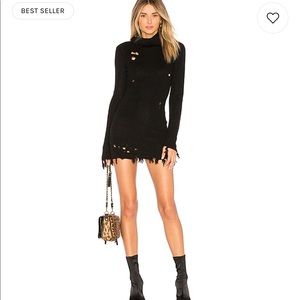 Lovers + Friends Keeney Sweater Dress in Black